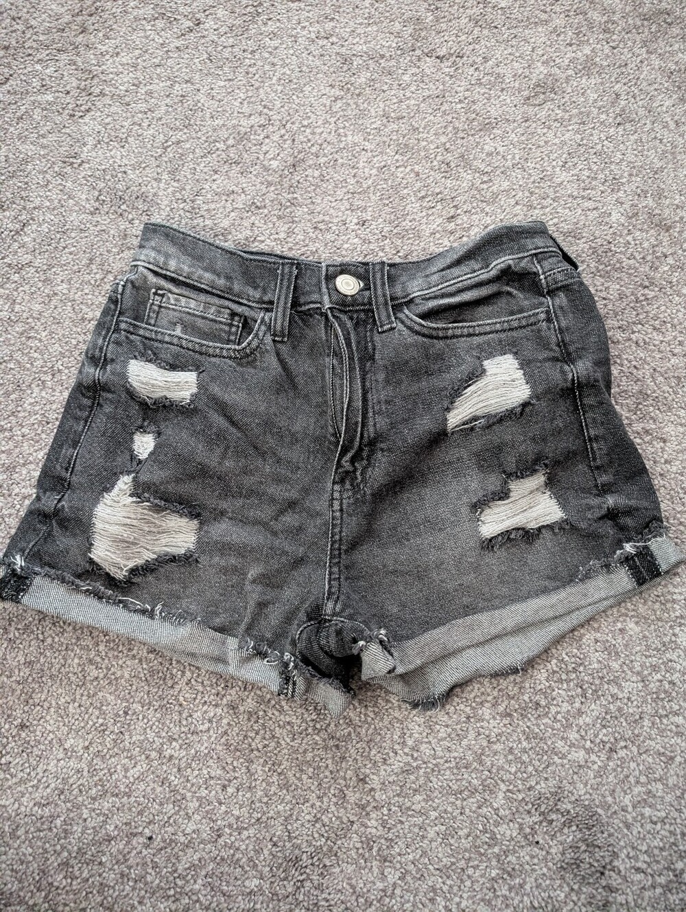 SO High Rise Mom Shorts